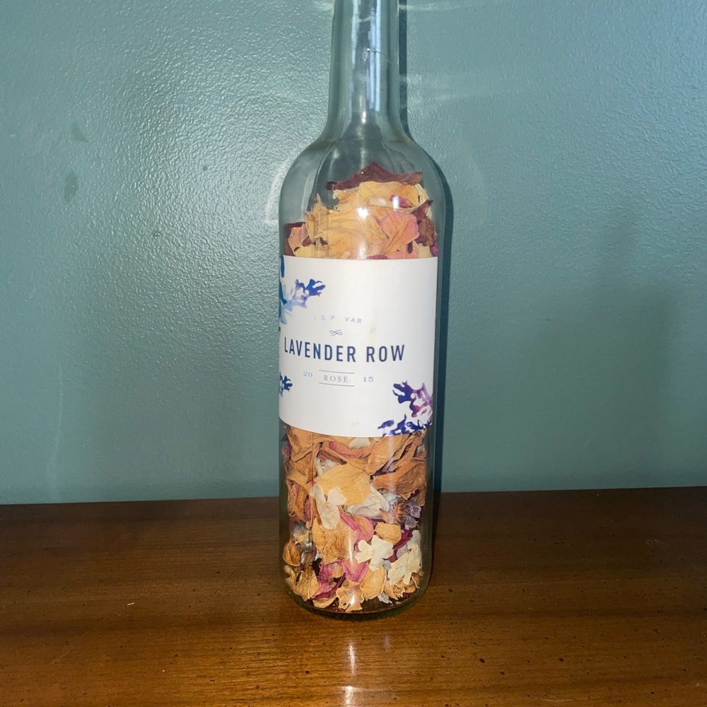 Lavender Dried flowers bottle decor